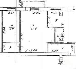 2-к квартира, вторичка, 45м2, 2/5 этаж
