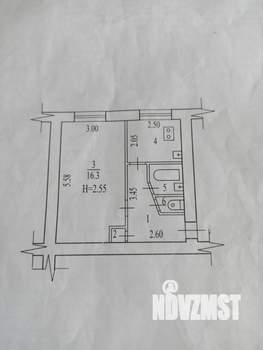 1-к квартира, вторичка, 29м2, 1/5 этаж