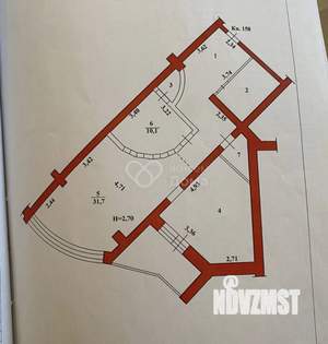 2-к квартира, вторичка, 88м2, 9/14 этаж