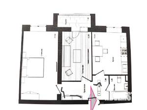 2-к квартира, вторичка, 58м2, 7/10 этаж