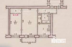2-к квартира, вторичка, 45м2, 5/5 этаж