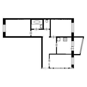 3-к квартира, вторичка, 63м2, 6/9 этаж