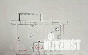 1-к квартира, вторичка, 33м2, 4/5 этаж