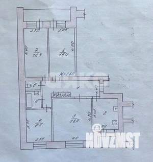 4-к квартира, вторичка, 75м2, 7/9 этаж