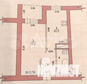 1-к квартира, вторичка, 37м2, 3/10 этаж