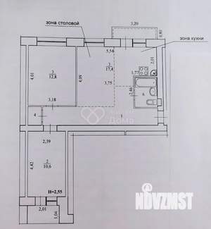 2-к квартира, вторичка, 58м2, 4/9 этаж