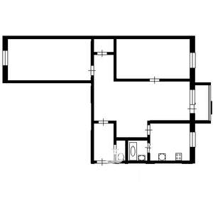 3-к квартира, вторичка, 58м2, 9/9 этаж