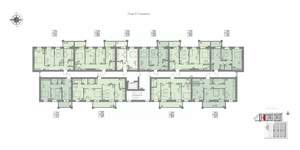 3-к квартира, строящийся дом, 59м2, 6/7 этаж