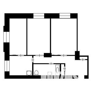 3-к квартира, вторичка, 76м2, 2/3 этаж