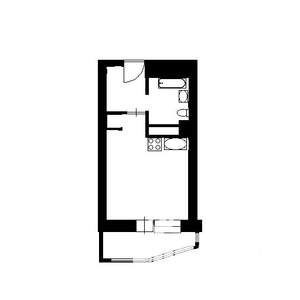 1-к квартира, вторичка, 35м2, 5/5 этаж