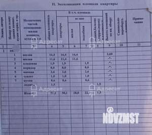 2-к квартира, вторичка, 50м2, 1/9 этаж