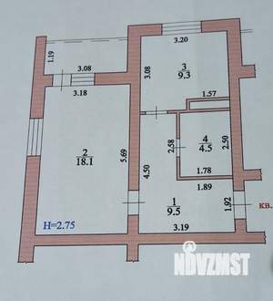 1-к квартира, вторичка, 41м2, 3/10 этаж