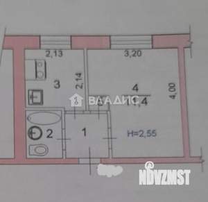 1-к квартира, вторичка, 21м2, 5/5 этаж