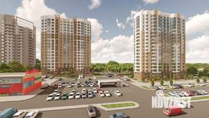 2-к квартира, строящийся дом, 63м2, 12/19 этаж