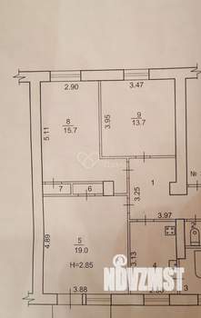 3-к квартира, вторичка, 70м2, 3/4 этаж