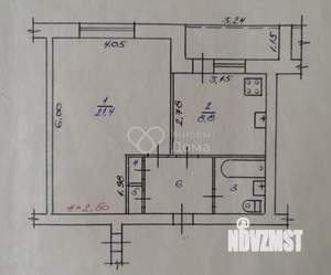1-к квартира, вторичка, 39м2, 2/9 этаж