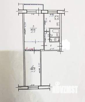 2-к квартира, вторичка, 45м2, 5/5 этаж
