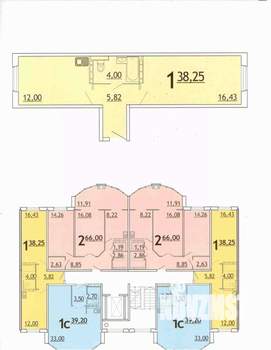 1-к квартира, вторичка, 38м2, 2/10 этаж