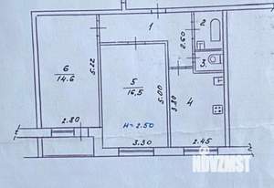 2-к квартира, вторичка, 53м2, 5/9 этаж