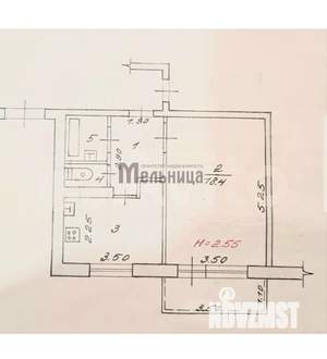 1-к квартира, вторичка, 35м2, 1/16 этаж