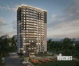 2-к квартира, строящийся дом, 49м2, 23/23 этаж