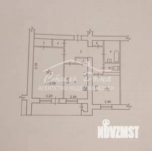 2-к квартира, вторичка, 58м2, 9/10 этаж