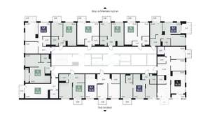 1-к квартира, вторичка, 38м2, 4/8 этаж