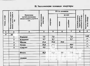 1-к квартира, вторичка, 49м2, 6/15 этаж