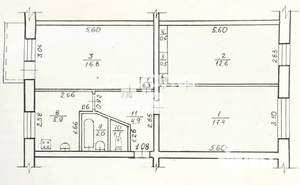 3-к квартира, вторичка, 63м2, 4/5 этаж