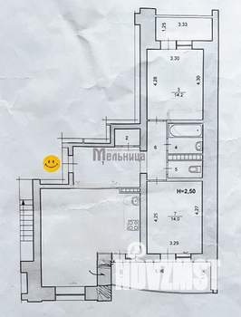 3-к квартира, вторичка, 77м2, 8/10 этаж