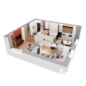 2-к квартира, вторичка, 50м2, 4/10 этаж