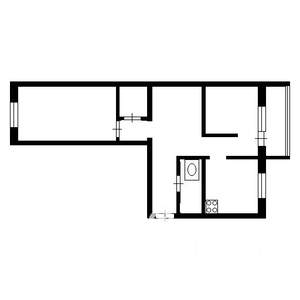 2-к квартира, вторичка, 51м2, 8/9 этаж