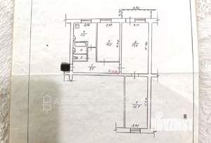 3-к квартира, вторичка, 59м2, 2/5 этаж