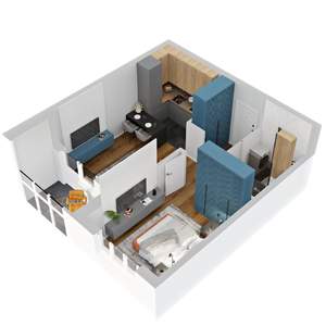 1-к квартира, вторичка, 34м2, 8/21 этаж