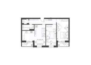 3-к квартира, строящийся дом, 76м2, 9/9 этаж