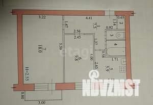 2-к квартира, вторичка, 46м2, 5/9 этаж