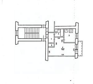 1-к квартира, вторичка, 28м2, 3/4 этаж