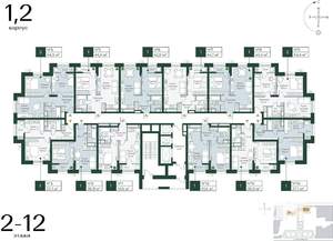 2-к квартира, вторичка, 55м2, 5/24 этаж