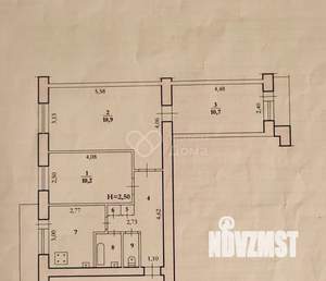 3-к квартира, вторичка, 58м2, 5/9 этаж
