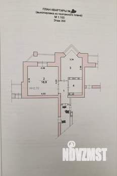1-к квартира, вторичка, 40м2, 13/17 этаж