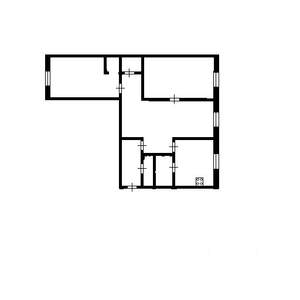 3-к квартира, вторичка, 58м2, 9/9 этаж