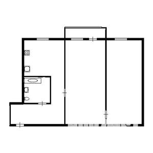 2-к квартира, вторичка, 46м2, 2/5 этаж