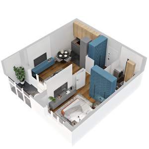 1-к квартира, вторичка, 36м2, 5/21 этаж