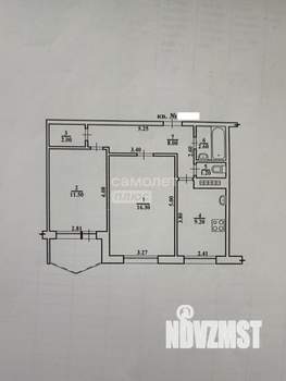 2-к квартира, вторичка, 51м2, 2/9 этаж