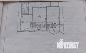 2-к квартира, вторичка, 53м2, 8/9 этаж