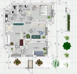 2-к квартира, вторичка, 55м2, 1/17 этаж