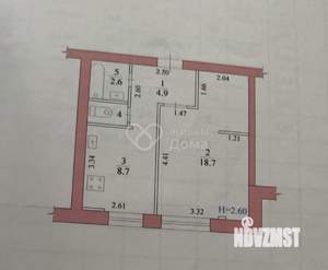 1-к квартира, вторичка, 36м2, 7/9 этаж