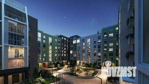 2-к квартира, строящийся дом, 57м2, 7/8 этаж