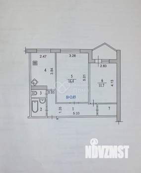 2-к квартира, вторичка, 50м2, 3/9 этаж