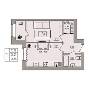 Фото квартиры на продажу (1)